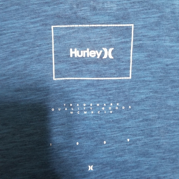 Blue Medium Hurley T-Shirt - Picture 6 of 7